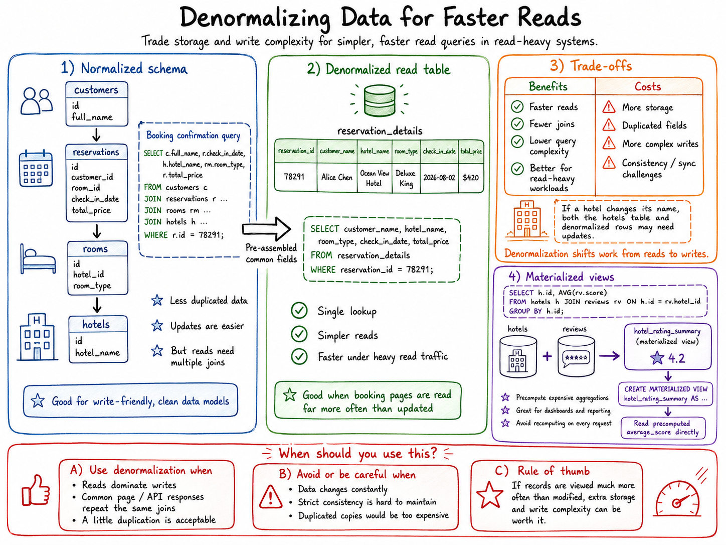 How to Handle High Read architecture diagram